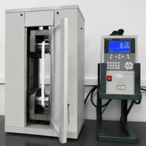 Linear breaking strength test of polyester composite strap using high precision electronic tester