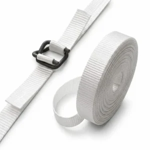 19mm Polyester woven strapping system with wire buckle for industrial cargo securing