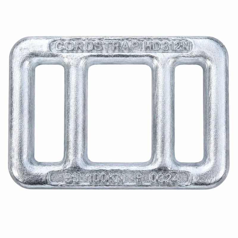 40mm forged lashing buckle used with polyester woven lashing strap for heavy duty cargo securing systems