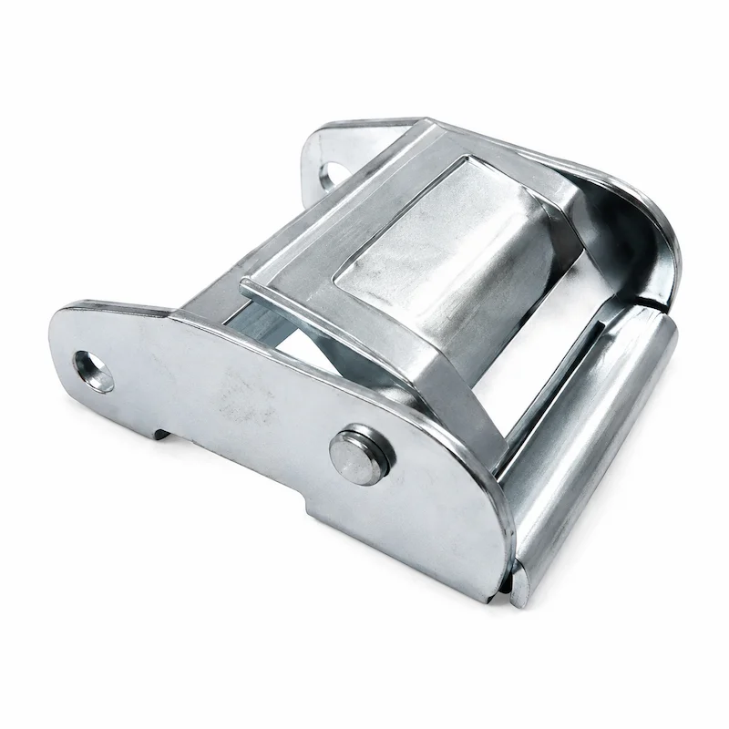 50mm cam buckle with 1100 daN breaking load for heavy duty webbing strap applications