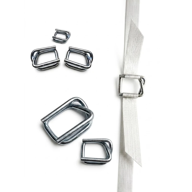 composite-strapping-threaded-through-galvanized-wire-buckle