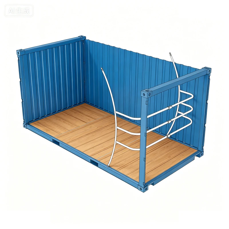 container-lashing-system-with-three-horizontal-restraint-straps