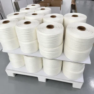 Polyester woven strapping rolls with consistent quality for heavy duty cargo securing applications