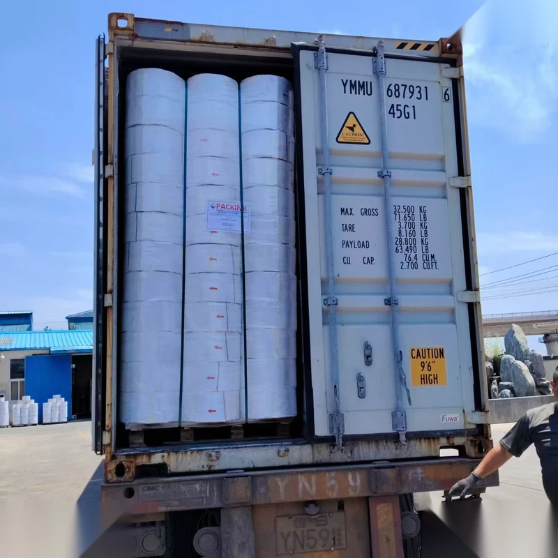PP Strapping Rolls Loaded in Container for Export