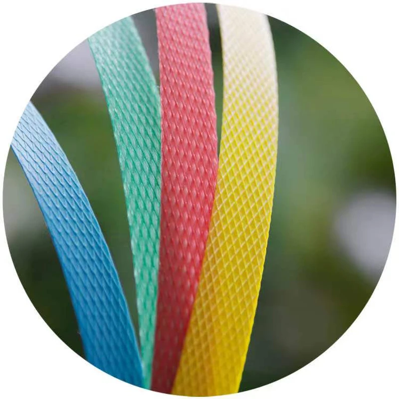 PP strapping surface texture and color options for packaging use