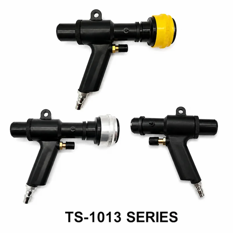 TS-1013 series Venturi inflation gun with different nozzle options for dunnage air bag inflation